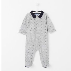 JACADI crown footed velour